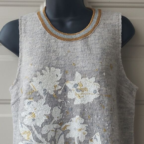 Anthropologie Afterlight Wool Dress Knitted & Knotted gray size XS, 100% Wool - Picture 3 of 12